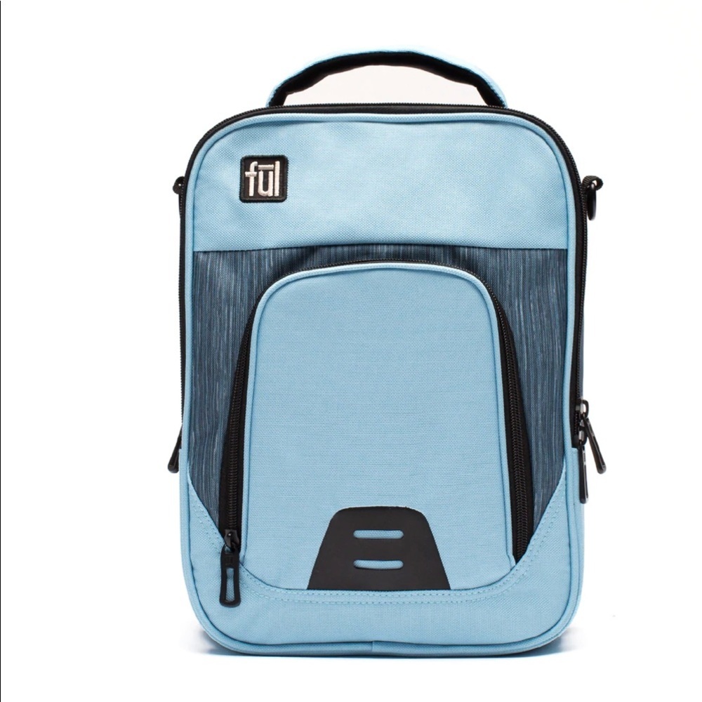 FUL TANGO MESSENGER BAG, TABLET COMPARTMENT, SKY BLUE